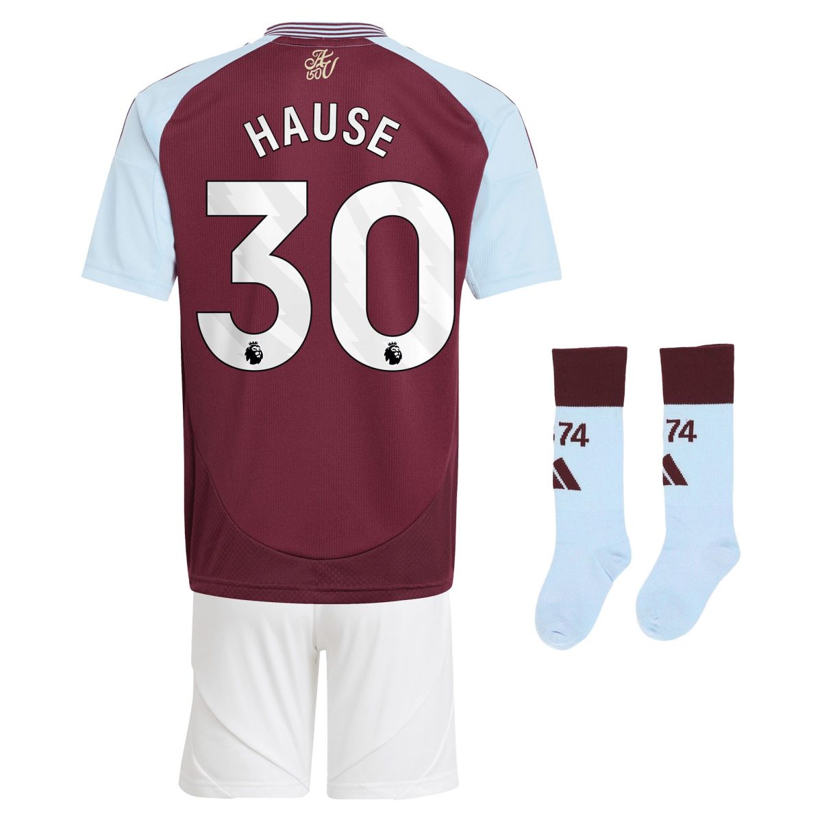aston villa adidas home mini kit 2024-25 with hause 30 printing Collection | Aston Villa Shop Official Jerseys