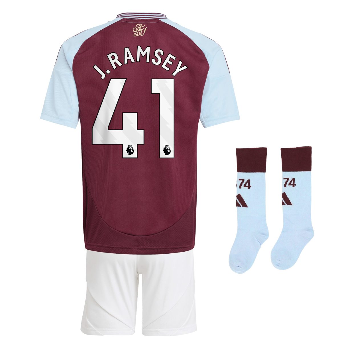 aston villa adidas home mini kit 2024-25 with j. ramsey 41 printing Collection | Aston Villa Shop Official Jerseys