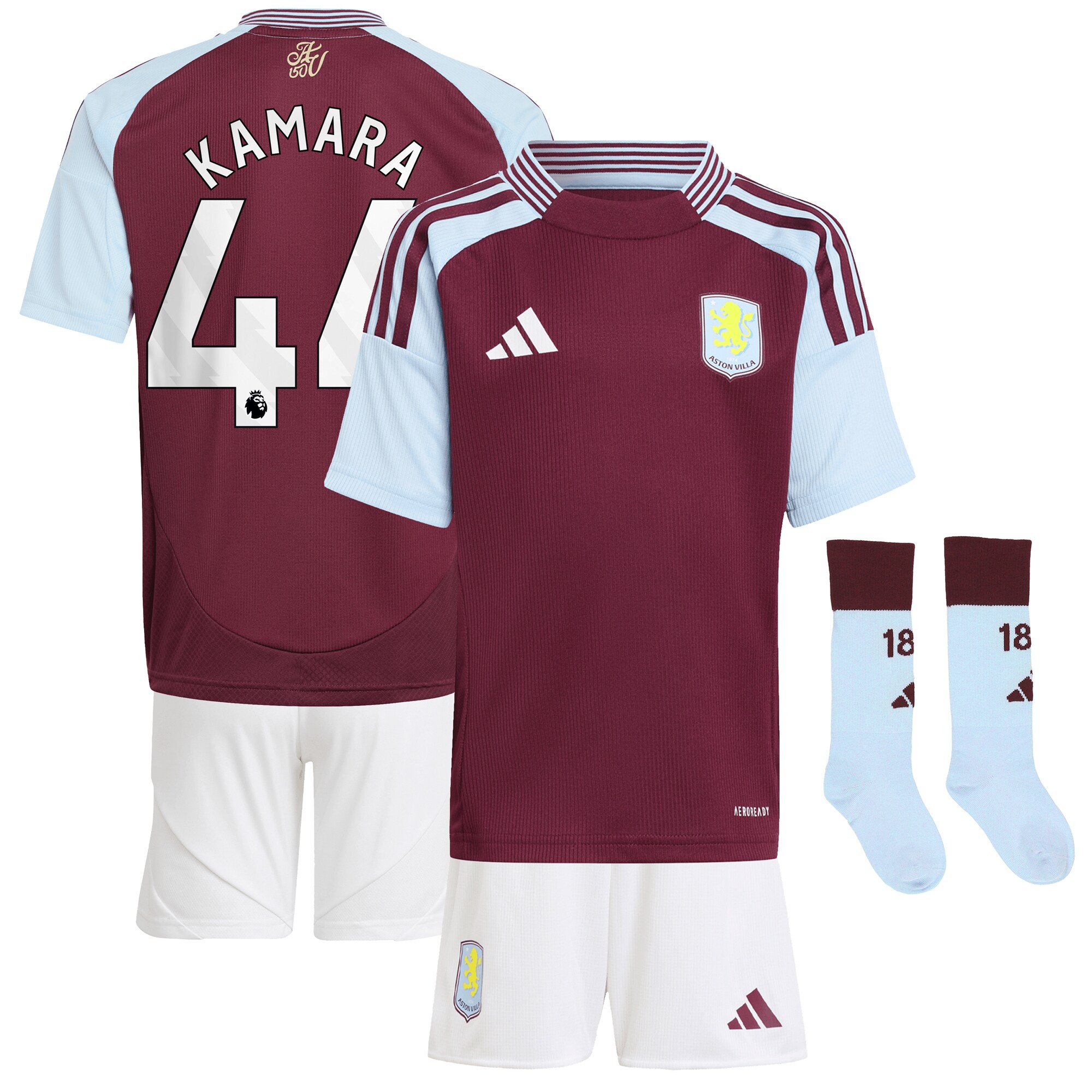 aston villa adidas home mini kit 2024-25 with kamara 44 printing Collection | Aston Villa Shop Official Jerseys