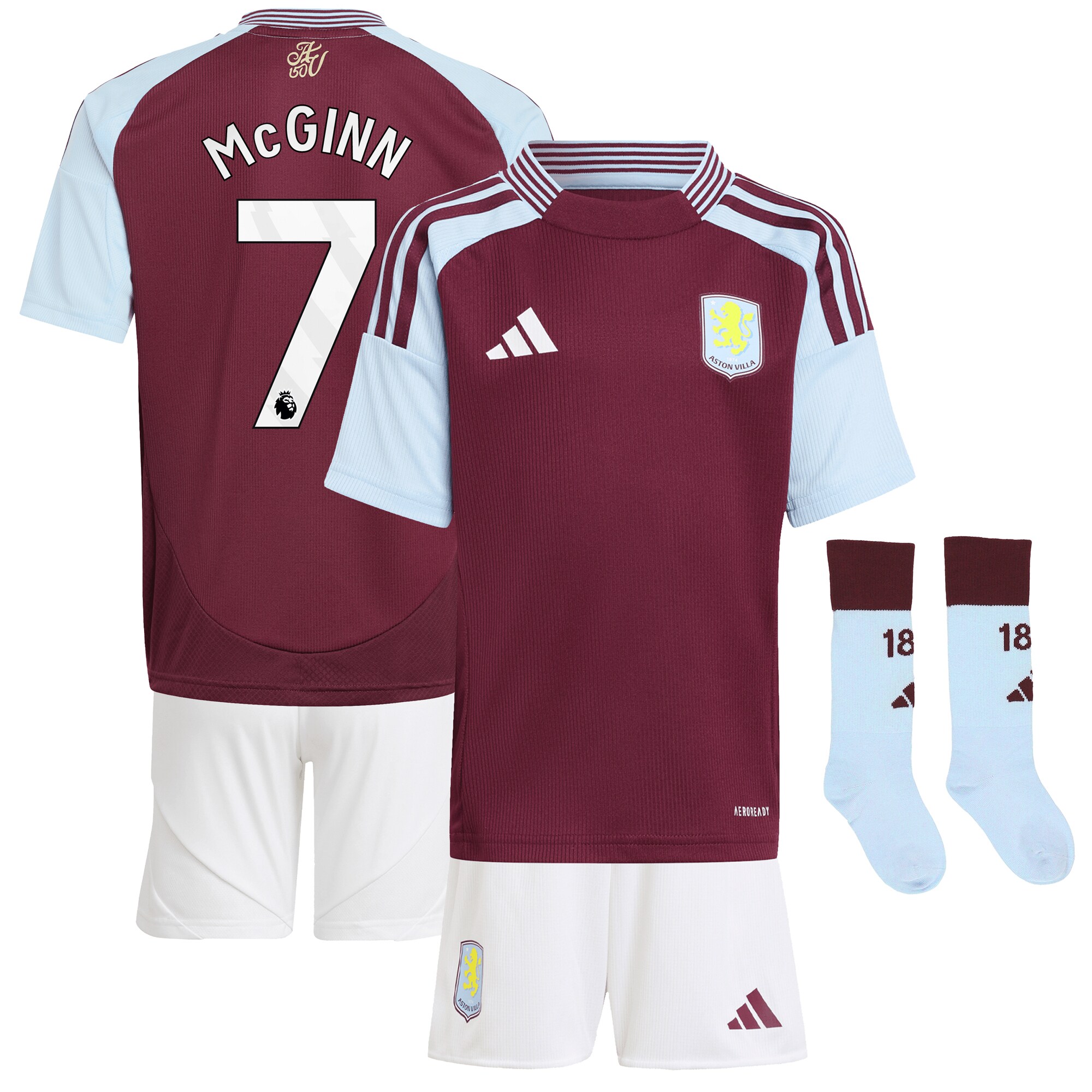 aston villa adidas home mini kit 2024-25 with mcginn 7 printing Collection | Aston Villa Shop Official Jerseys