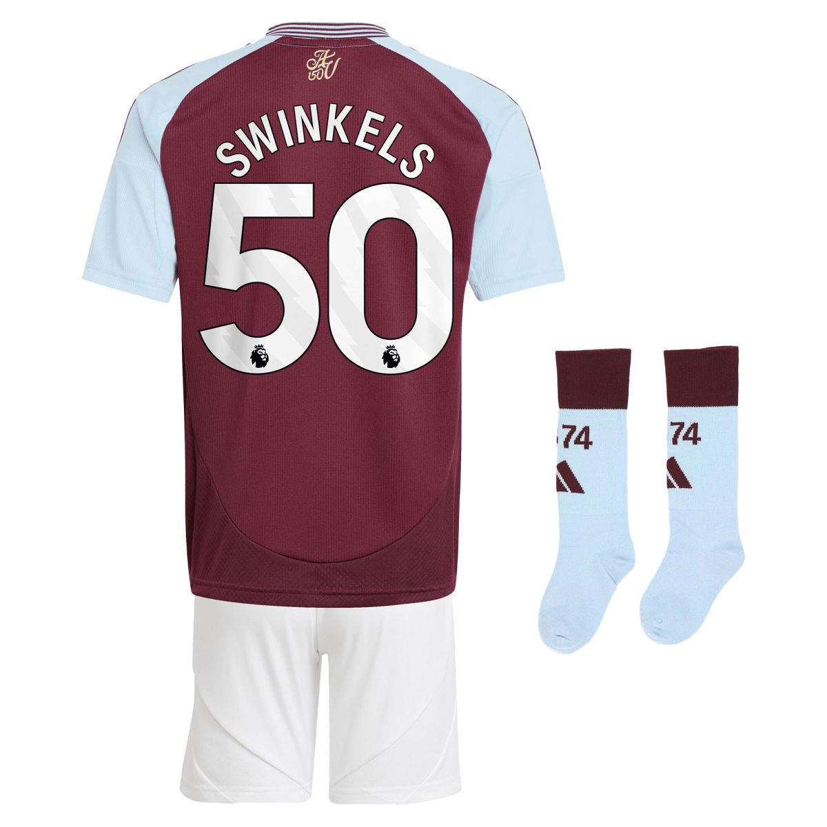 aston villa adidas home mini kit 2024-25 with swinkels 50 printing Collection | Aston Villa Shop Official Jerseys