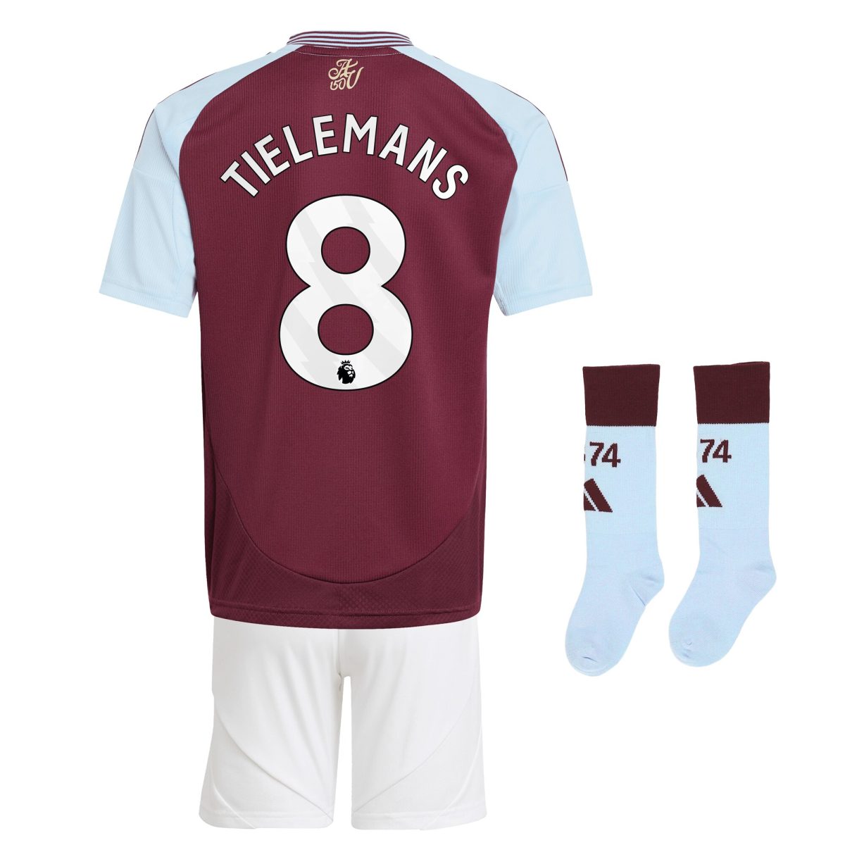 aston villa adidas home mini kit 2024-25 with tielemans 8 printing Collection | Aston Villa Shop Official Jerseys