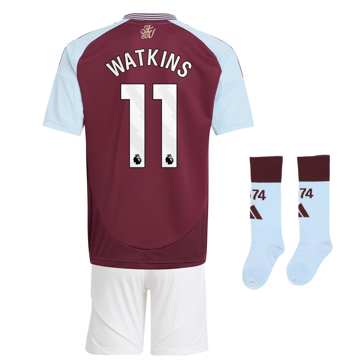 aston villa adidas home mini kit 2024-25 with watkins 11 printing Collection | Aston Villa Shop Official Jerseys