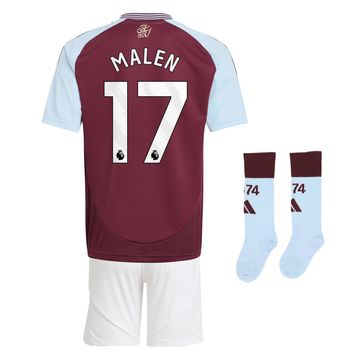 aston villa adidas home mini kit 2024-26 with malen 17 printing Collection | Aston Villa Shop Official Jerseys