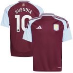 aston villa adidas home shirt 2024-25 – kids with buendia 10 printing Collection | Aston Villa Shop Official Jerseys