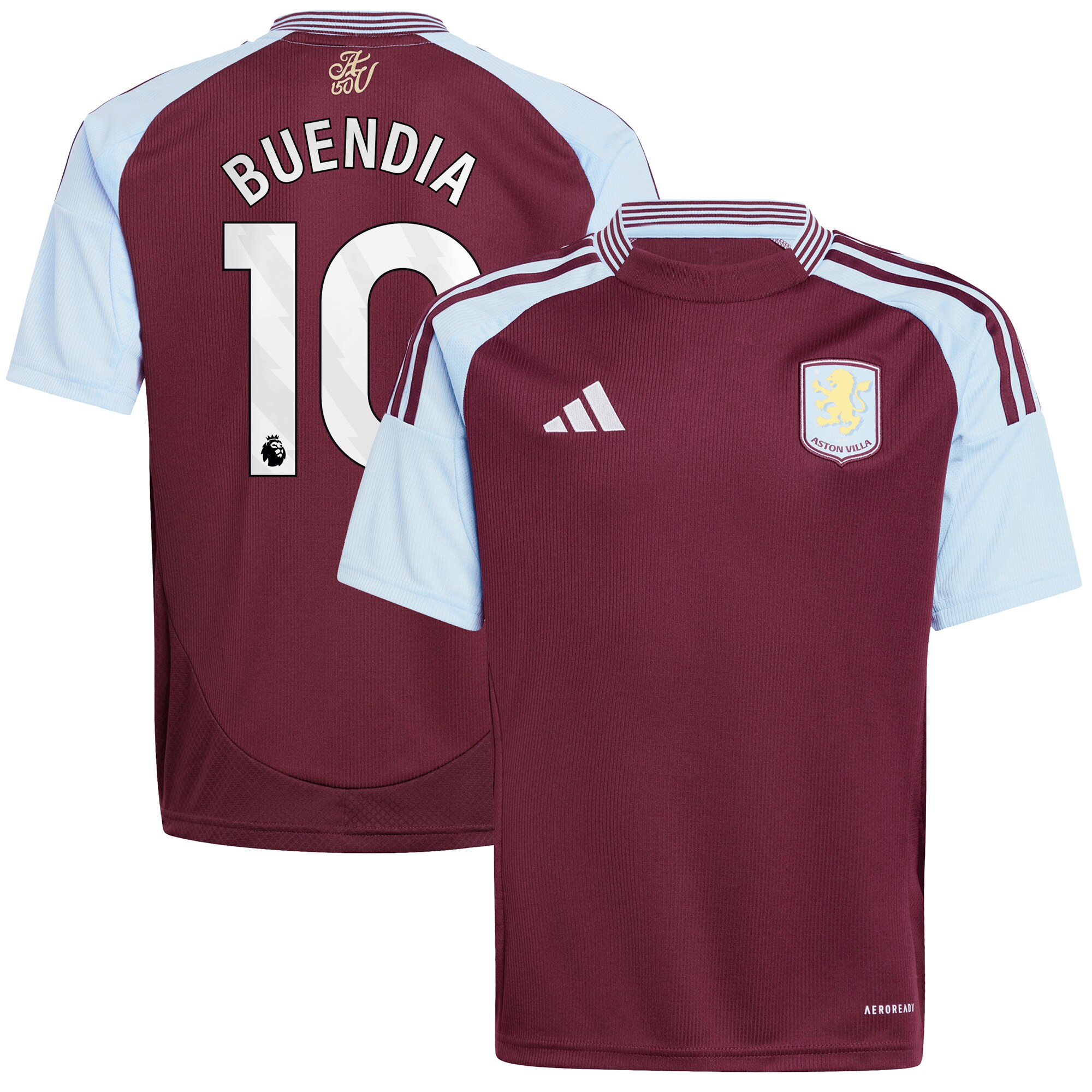 aston villa adidas home shirt 2024-25 – kids with buendia 10 printing Collection | Aston Villa Shop Official Jerseys