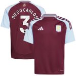 aston villa adidas home shirt 2024-25 – kids with diego carlos 3 printing Collection | Aston Villa Shop Official Jerseys