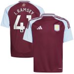aston villa adidas home shirt 2024-25 – kids with j. ramsey 41 printing Collection | Aston Villa Shop Official Jerseys