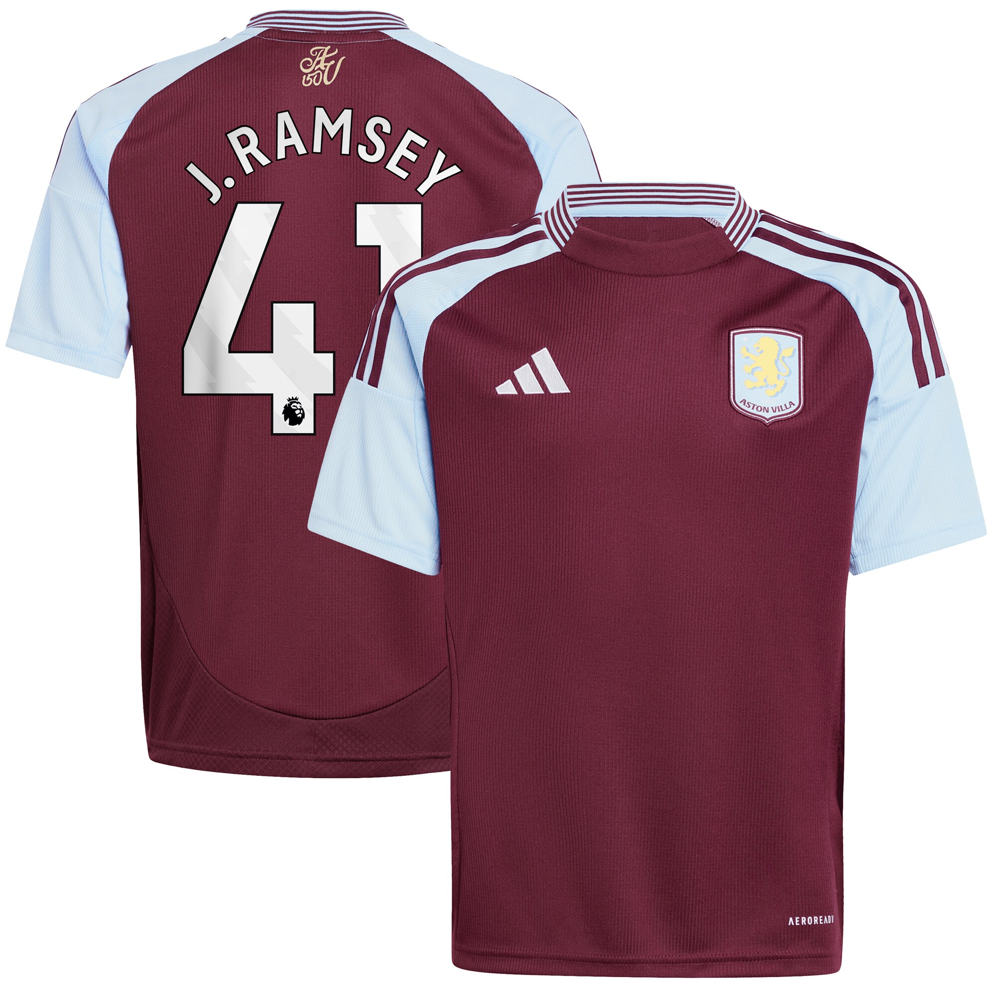 aston villa adidas home shirt 2024-25 – kids with j. ramsey 41 printing Collection | Aston Villa Shop Official Jerseys