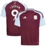 aston villa adidas home shirt 2024-25 – kids with j.duran 9 printing Collection | Aston Villa Shop Official Jerseys