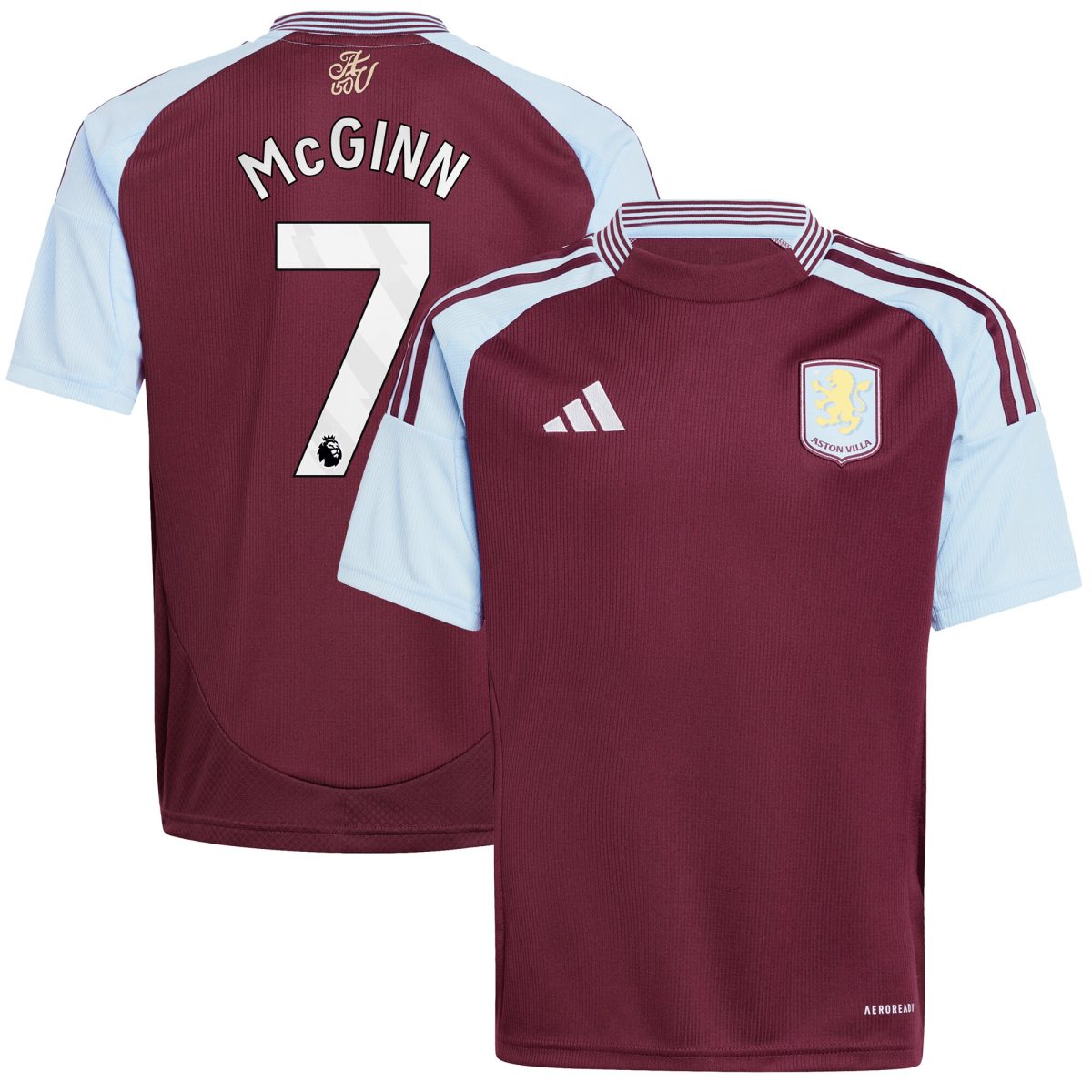 aston villa adidas home shirt 2024-25 – kids with john mcginn 7 printing Collection | Aston Villa Shop Official Jerseys