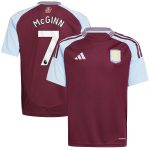 aston villa adidas home shirt 2024-25 – kids with john mcginn 7 printing Collection | Aston Villa Shop Official Jerseys