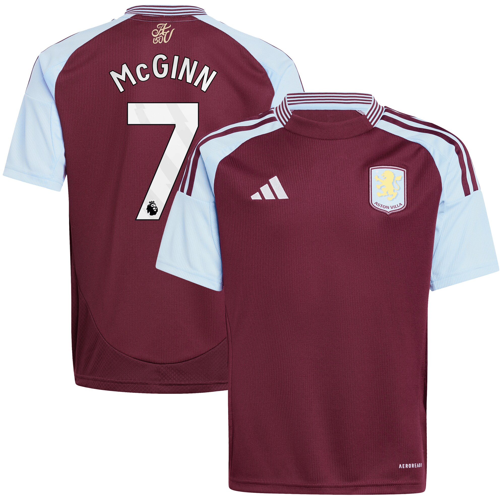 aston villa adidas home shirt 2024-25 – kids with john mcginn 7 printing Collection | Aston Villa Shop Official Jerseys