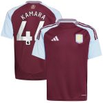 aston villa adidas home shirt 2024-25 – kids with kamara 44 printing Collection | Aston Villa Shop Official Jerseys