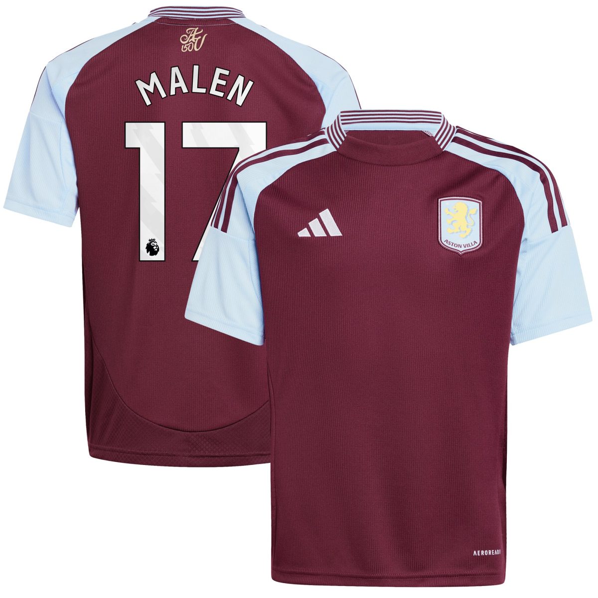 aston villa adidas home shirt 2024-25 – kids with malen 17 printing Collection | Aston Villa Shop Official Jerseys