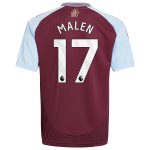 aston villa adidas home shirt 2024-25 – kids with malen 17 printing Collection | Aston Villa Shop Official Jerseys