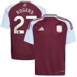 aston villa adidas home shirt 2024-25 – kids with rogers 27 printing Collection | Aston Villa Shop Official Jerseys