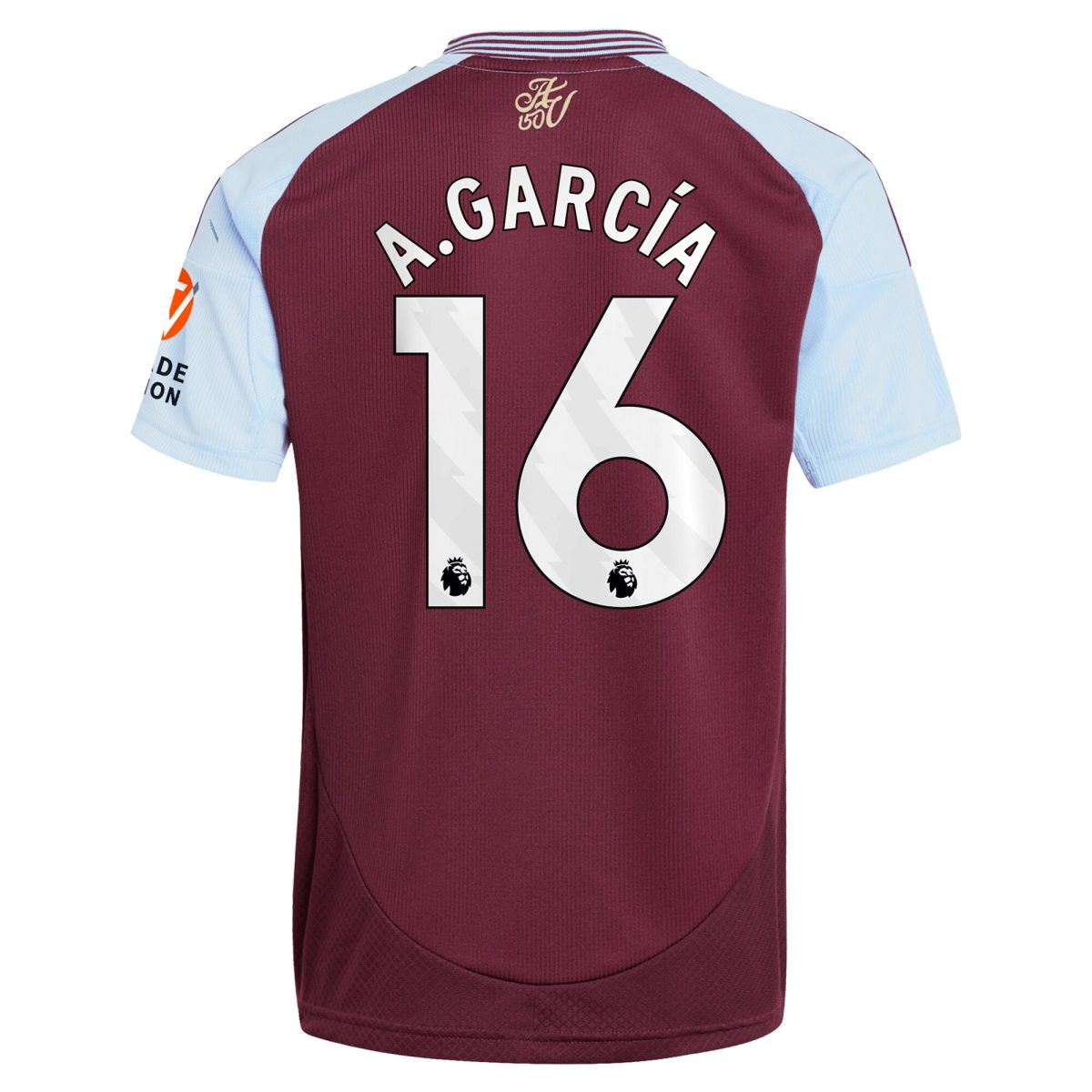 aston villa adidas home shirt 2024-25 with a.garcía 16 printing Collection | Aston Villa Shop Official Jerseys