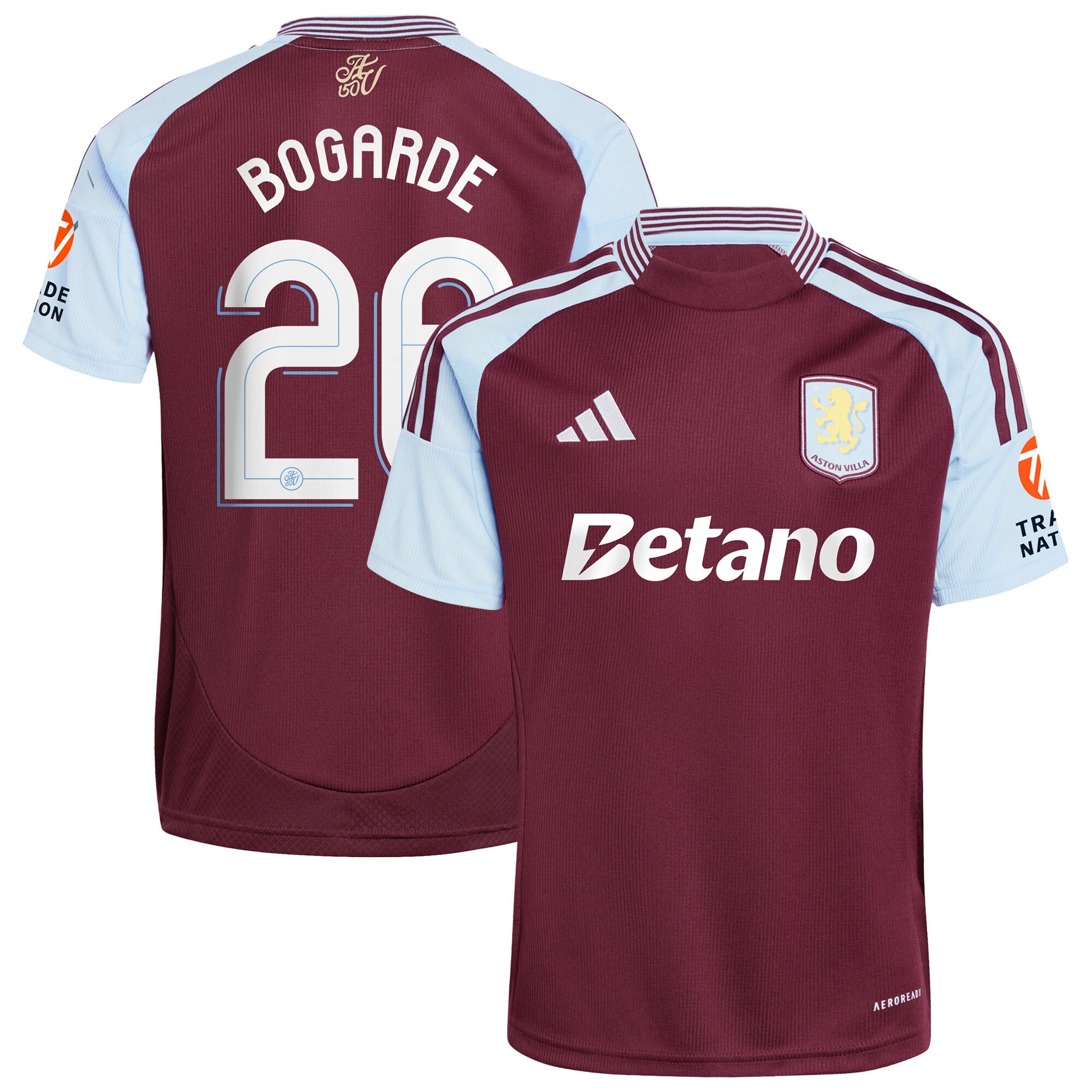 aston villa adidas home shirt 2024-25 with bogarde 26 cup printing Collection | Aston Villa Shop Official Jerseys