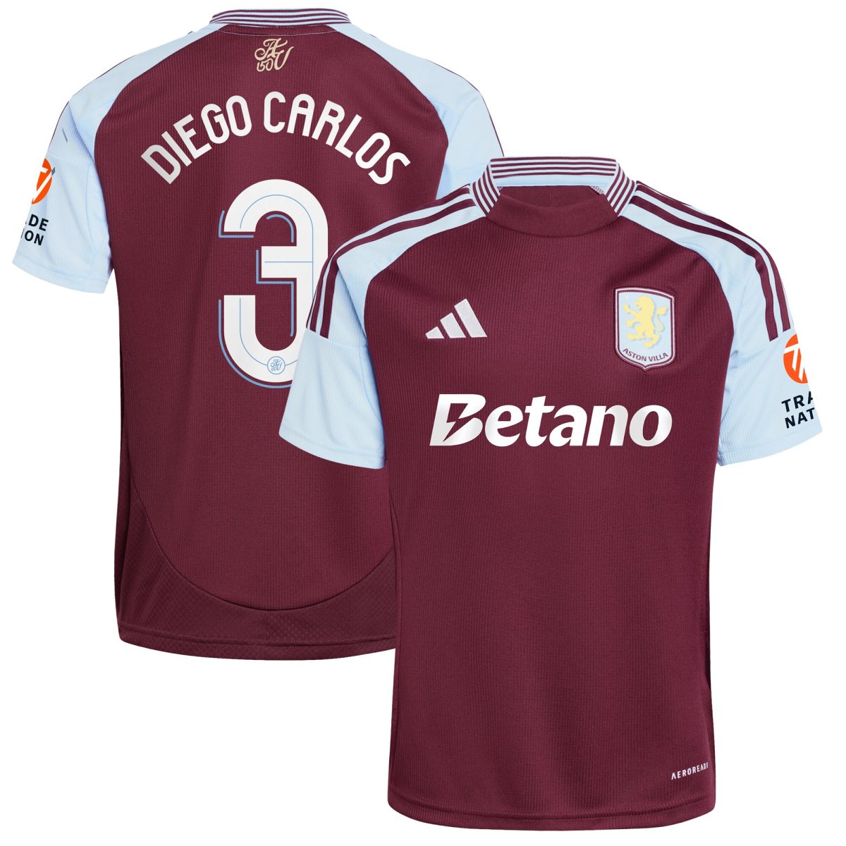 aston villa adidas home shirt 2024-25 with diego carlos 3 cup printing Collection | Aston Villa Shop Official Jerseys