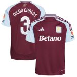 aston villa adidas home shirt 2024-25 with diego carlos 3 cup printing Collection | Aston Villa Shop Official Jerseys