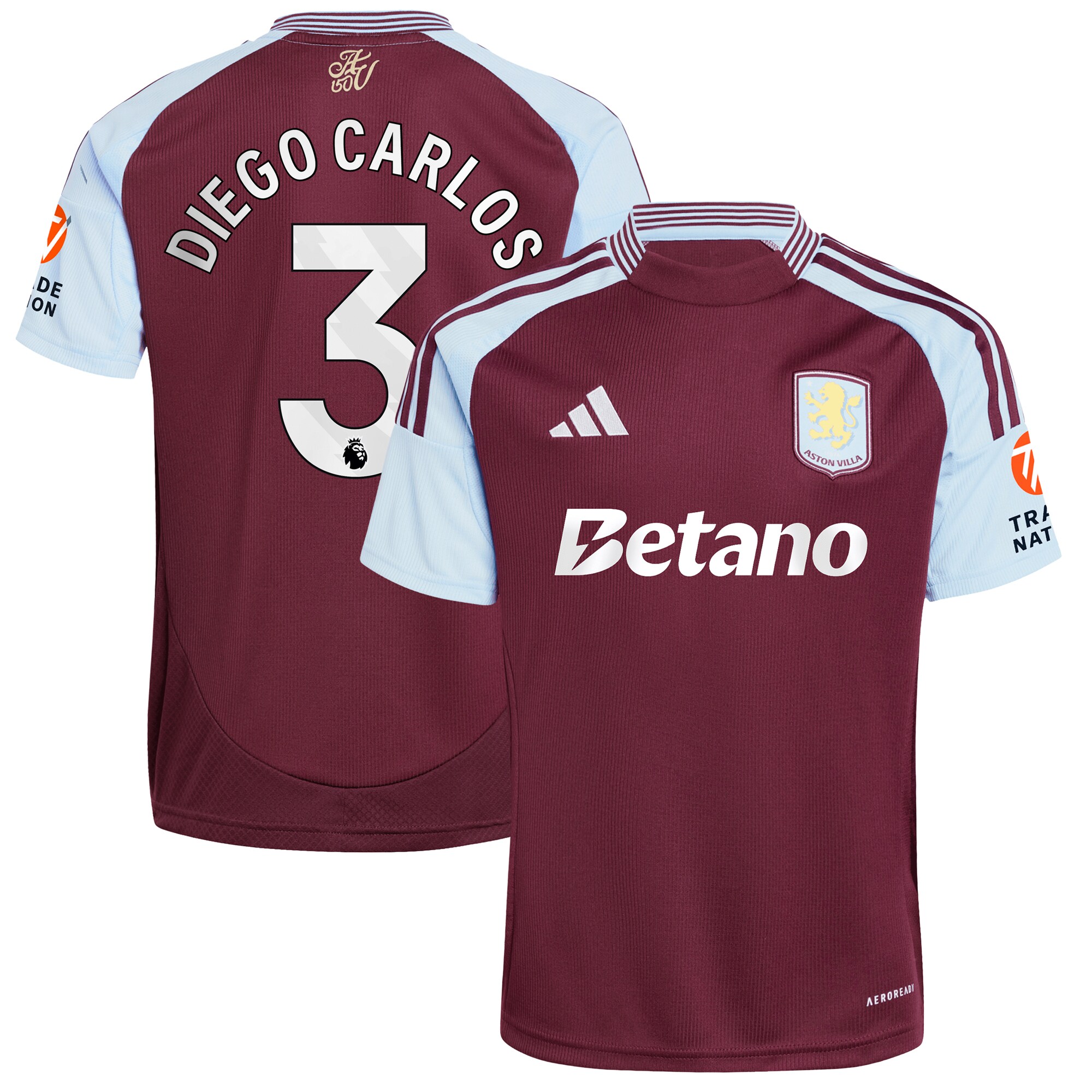 aston villa adidas home shirt 2024-25 with diego carlos 3 printing Collection | Aston Villa Shop Official Jerseys