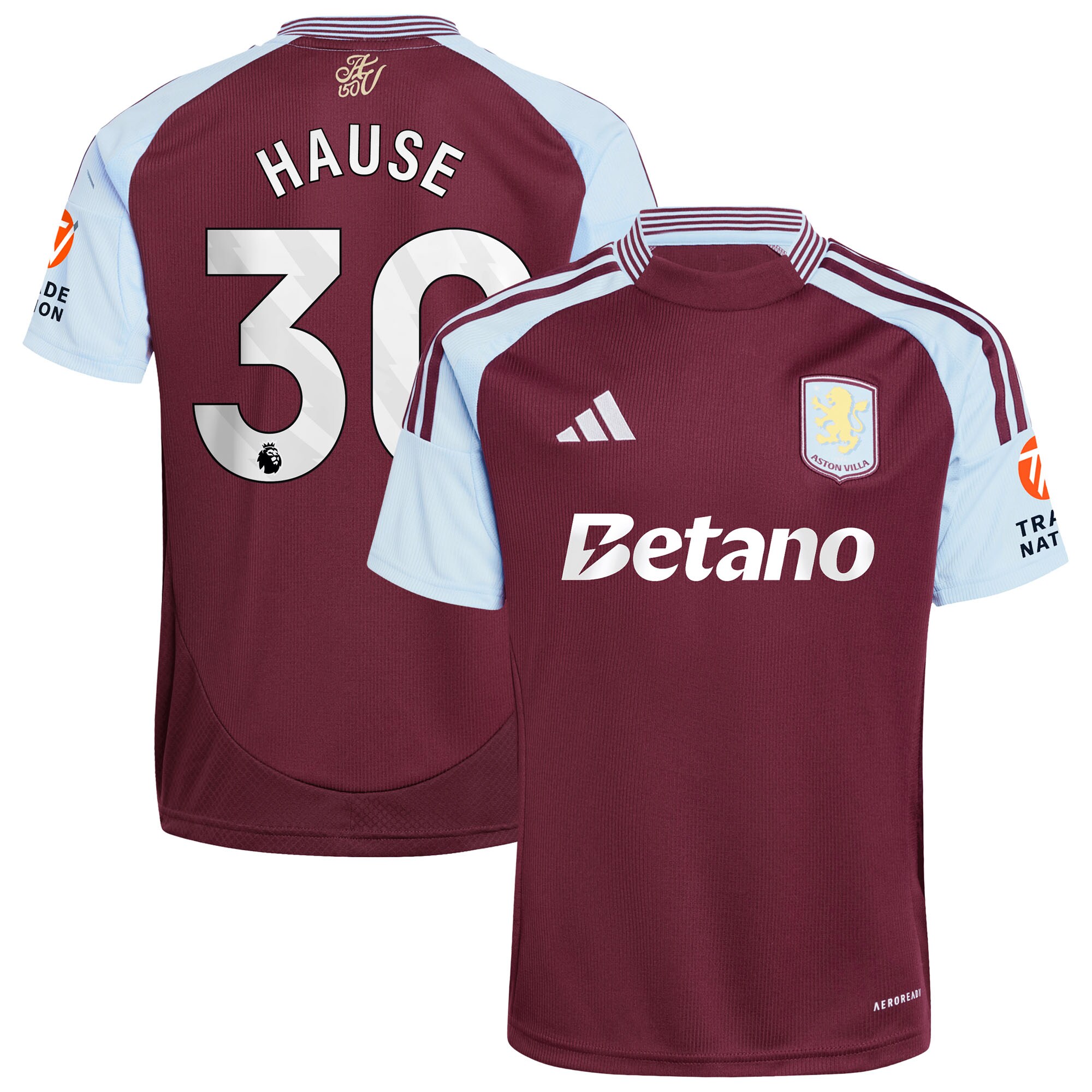 aston villa adidas home shirt 2024-25 with hause 30 printing Collection | Aston Villa Shop Official Jerseys