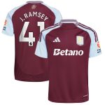 aston villa adidas home shirt 2024-25 with j. ramsey 41 printing Collection | Aston Villa Shop Official Jerseys