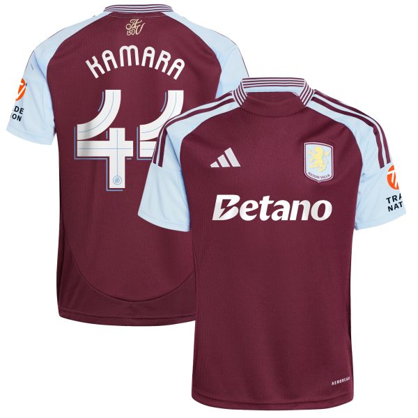 aston villa adidas home shirt 2024-25 with kamara 44 cup printing Collection | Aston Villa Shop Official Jerseys