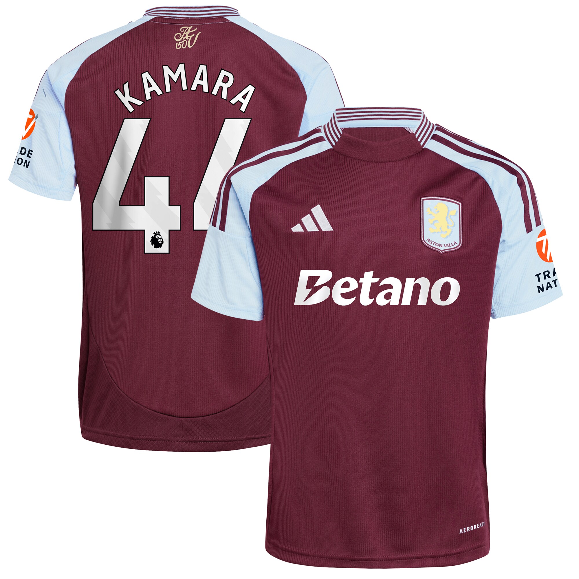 aston villa adidas home shirt 2024-25 with kamara 44 printing Collection | Aston Villa Shop Official Jerseys