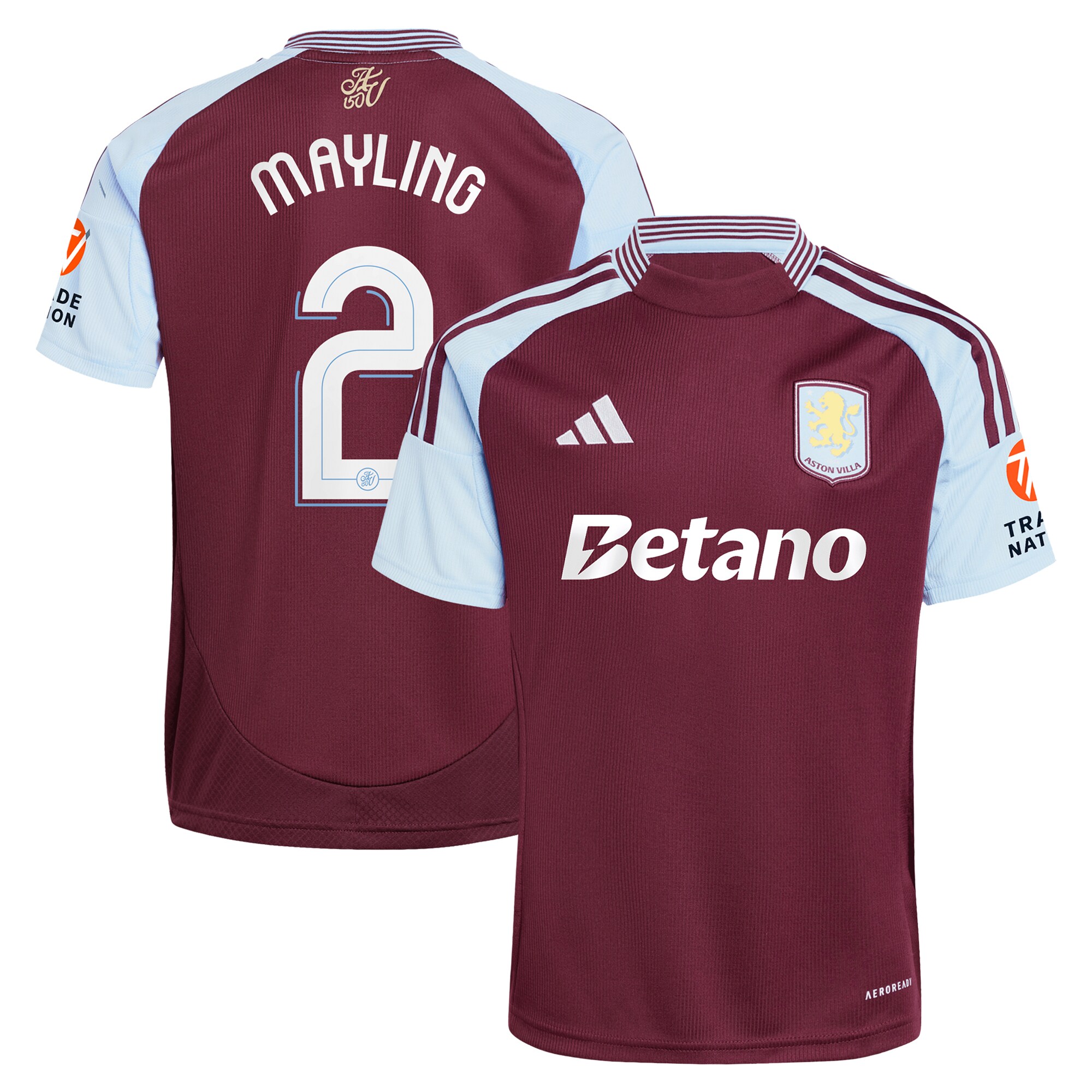aston villa adidas home shirt 2024-25 with mayling 2 cup printing Collection | Aston Villa Shop Official Jerseys