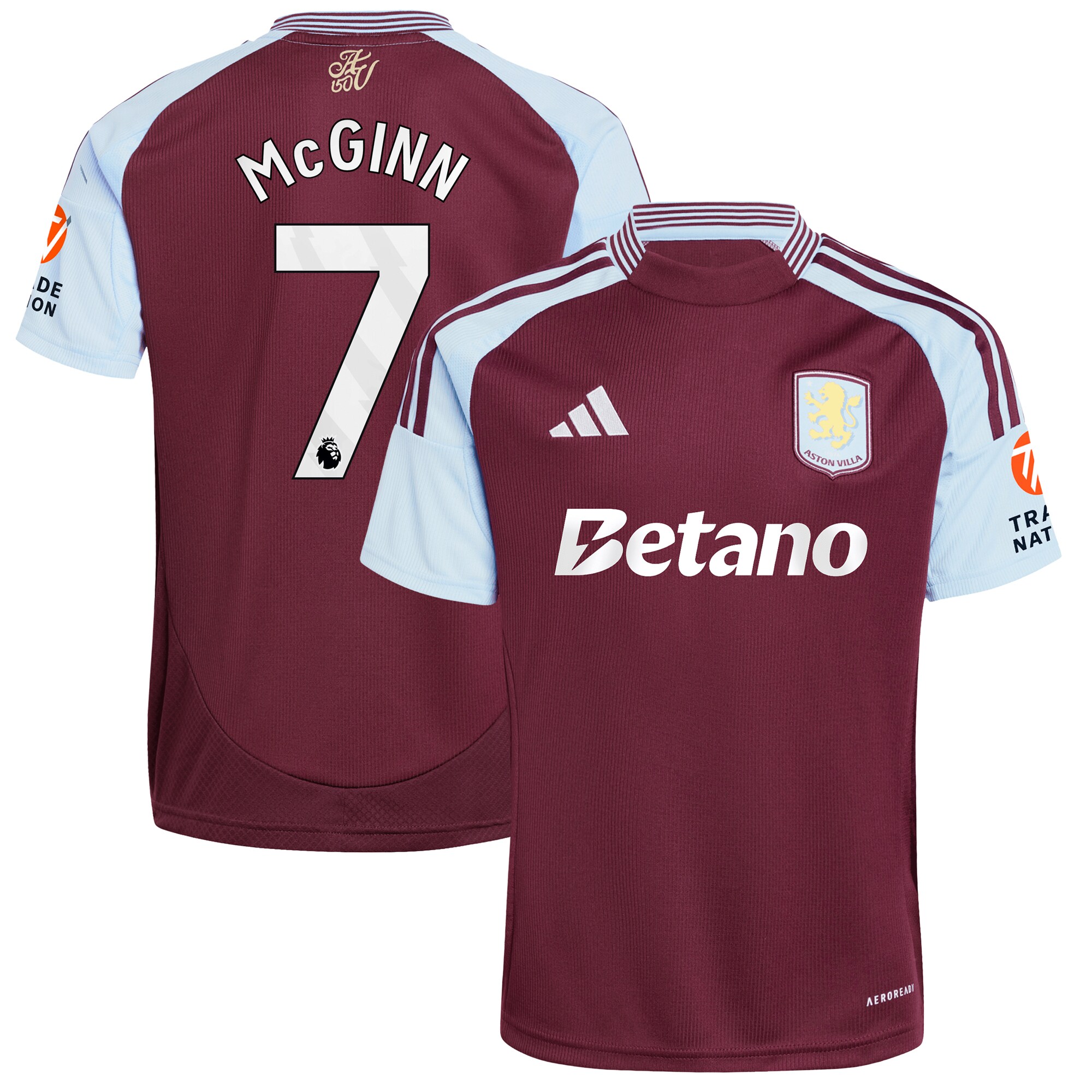 aston villa adidas home shirt 2024-25 with mcginn 7 printing Collection | Aston Villa Shop Official Jerseys