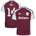 aston villa adidas home shirt 2024-25 with pau 14 cup printing Collection | Aston Villa Shop Official Jerseys