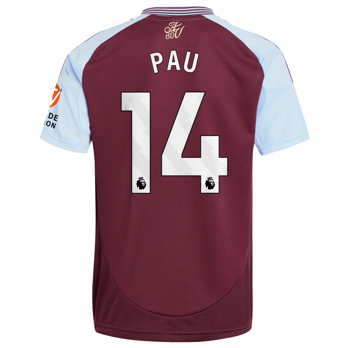 aston villa adidas home shirt 2024-25 with pau 14 printing Collection | Aston Villa Shop Official Jerseys