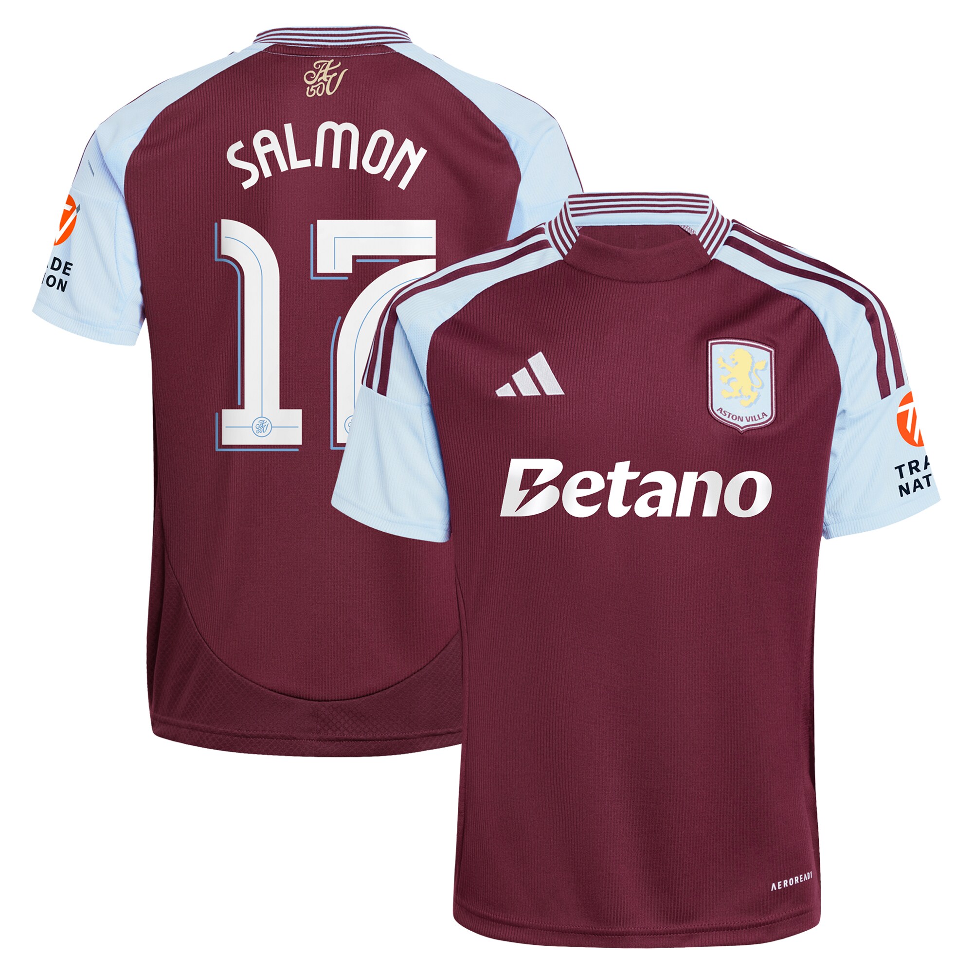 aston villa adidas home shirt 2024-25 with salmon 17 cup printing Collection | Aston Villa Shop Official Jerseys