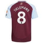 aston villa adidas home shirt 2024-25 with tielemans 8 printing Collection | Aston Villa Shop Official Jerseys