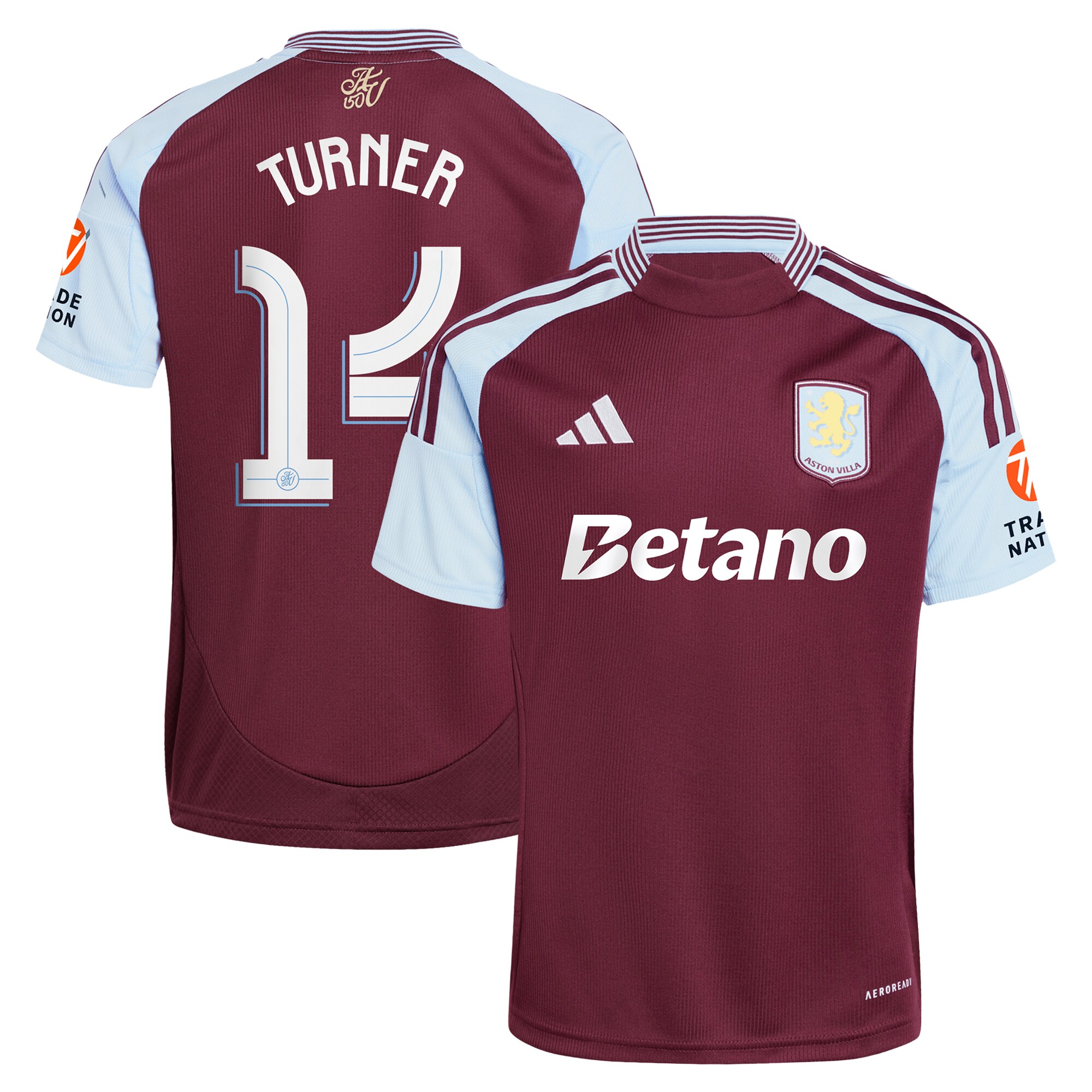 aston villa adidas home shirt 2024-25 with turner 14 cup printing Collection | Aston Villa Shop Official Jerseys