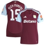 aston villa adidas home shirt 2024-25 – womens with alex moreno 15 cup printing Collection | Aston Villa Shop Official Jerseys