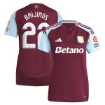 aston villa adidas home shirt 2024-25 – womens with baijings 22 cup printing Collection | Aston Villa Shop Official Jerseys