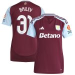 aston villa adidas home shirt 2024-25 – womens with bailey 31 cup printing Collection | Aston Villa Shop Official Jerseys