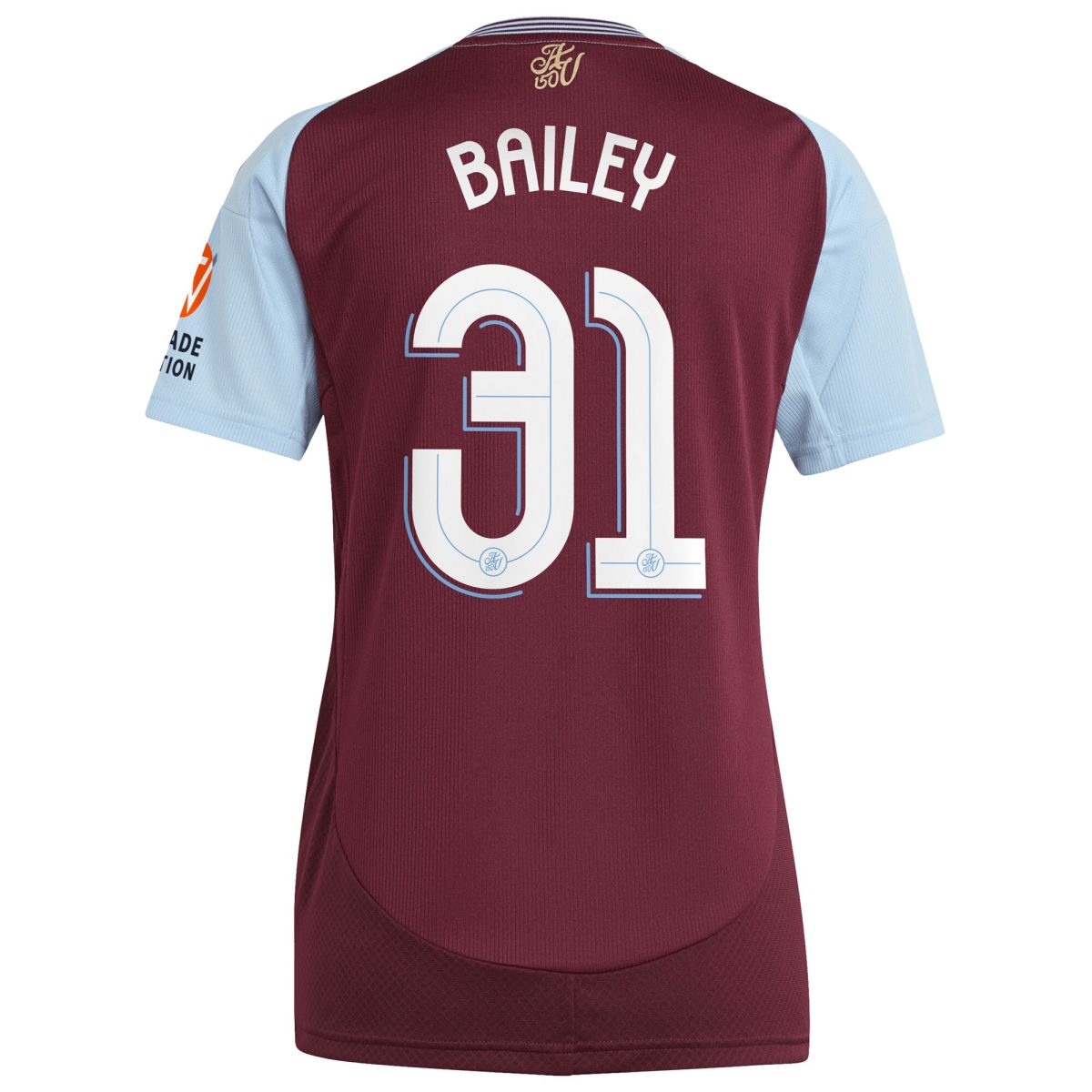 aston villa adidas home shirt 2024-25 – womens with bailey 31 cup printing Collection | Aston Villa Shop Official Jerseys