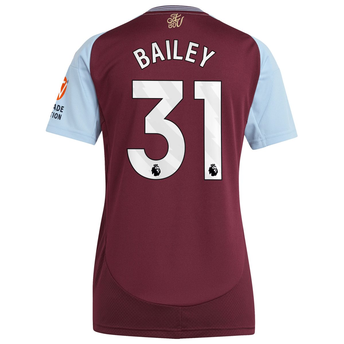 aston villa adidas home shirt 2024-25 – womens with bailey 31 printing Collection | Aston Villa Shop Official Jerseys