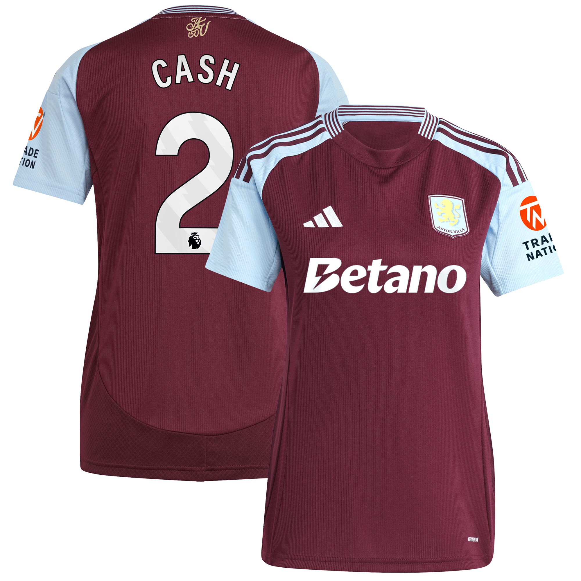 aston villa adidas home shirt 2024-25 – womens with cash 2 printing Collection | Aston Villa Shop Official Jerseys