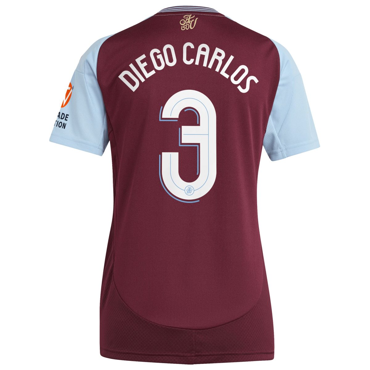 aston villa adidas home shirt 2024-25 – womens with diego carlos 3 cup printing Collection | Aston Villa Shop Official Jerseys