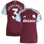 aston villa adidas home shirt 2024-25 – womens with diego carlos 3 printing Collection | Aston Villa Shop Official Jerseys