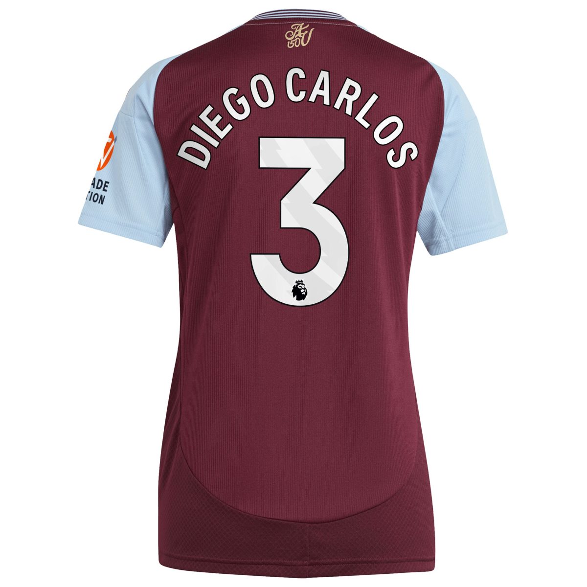 aston villa adidas home shirt 2024-25 – womens with diego carlos 3 printing Collection | Aston Villa Shop Official Jerseys