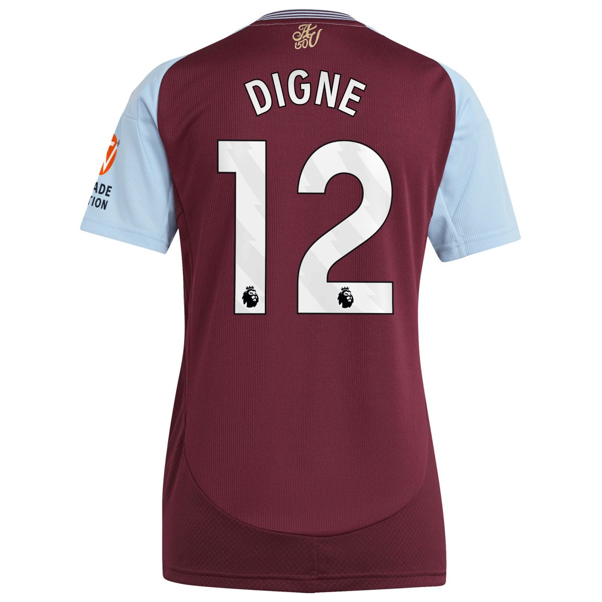 aston villa adidas home shirt 2024-25 – womens with digne 12 printing Collection | Aston Villa Shop Official Jerseys