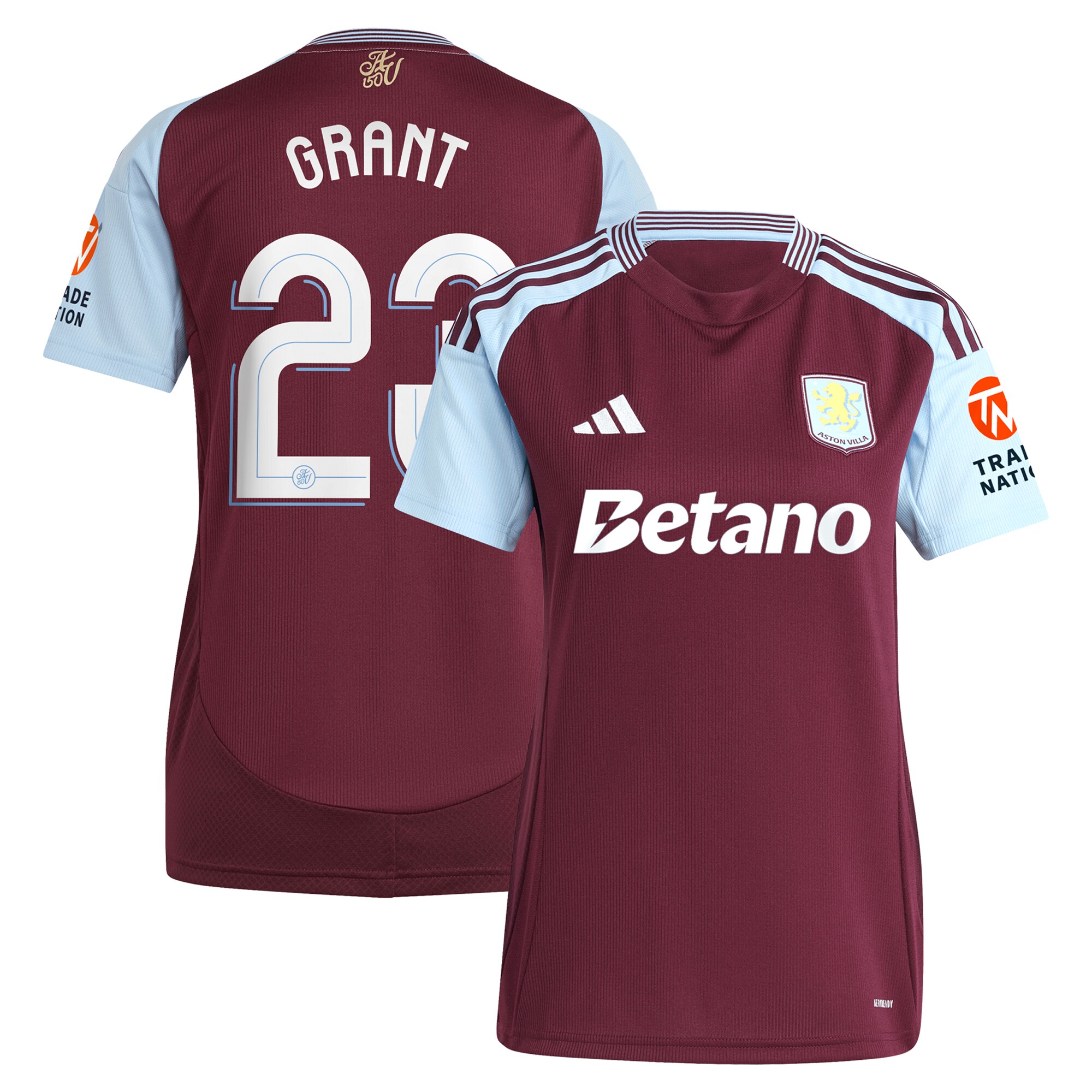 aston villa adidas home shirt 2024-25 – womens with grant 23 cup printing Collection | Aston Villa Shop Official Jerseys
