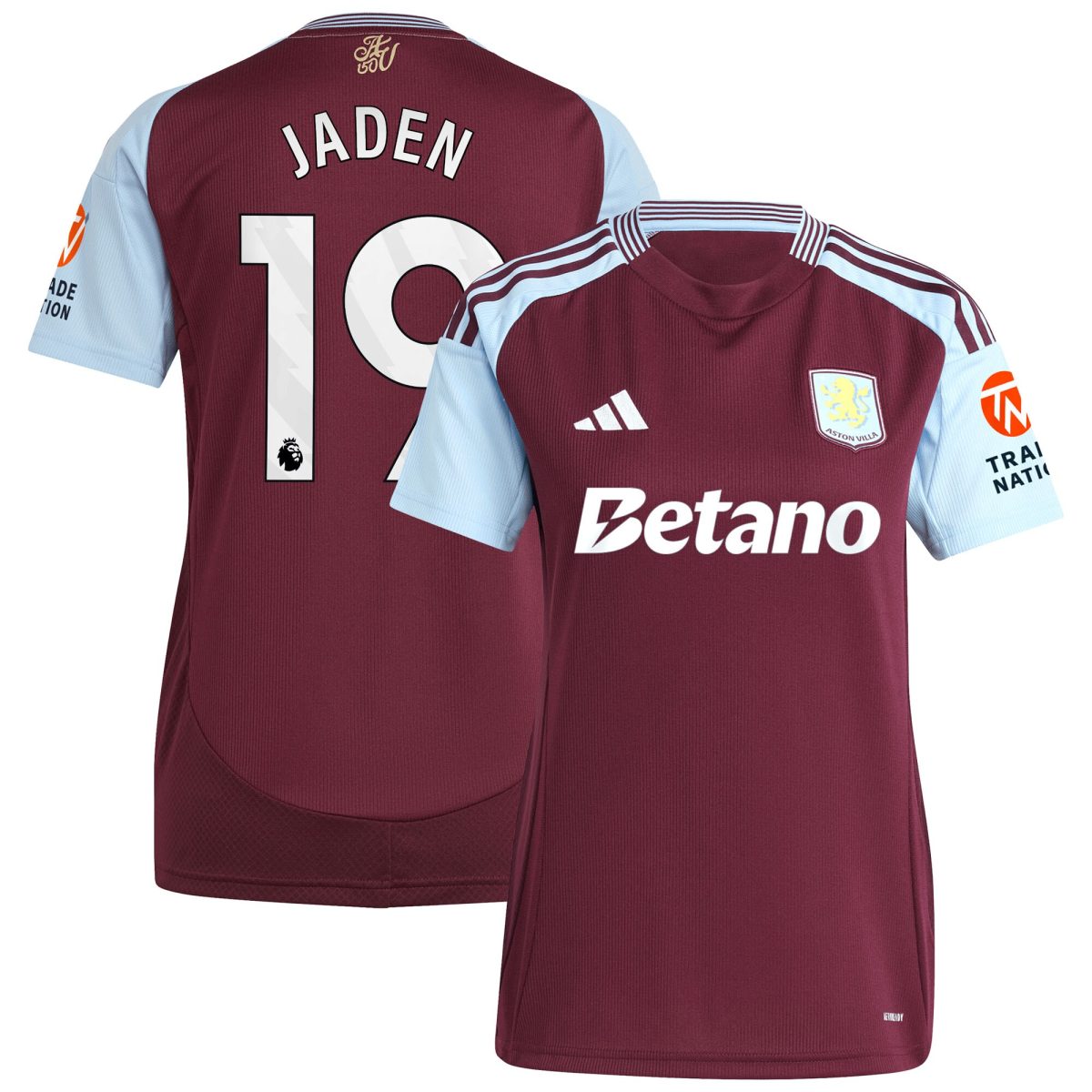 aston villa adidas home shirt 2024-25 – womens with jaden 19 printing Collection | Aston Villa Shop Official Jerseys
