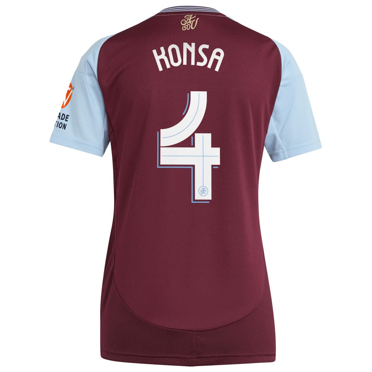 aston villa adidas home shirt 2024-25 – womens with konsa 4 cup printing Collection | Aston Villa Shop Official Jerseys
